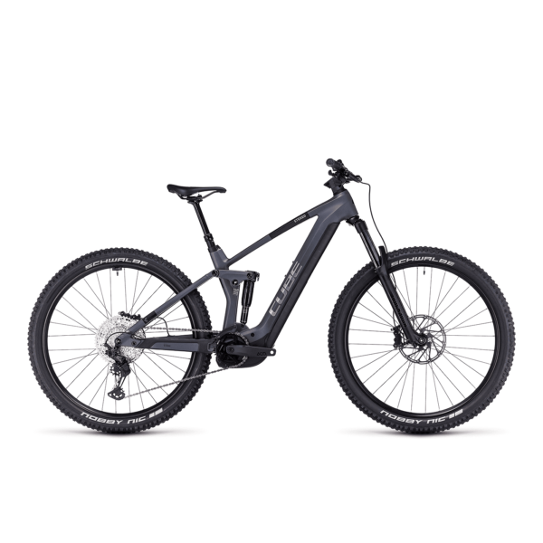 CUBE STEREO HYBRID 140 RACE 750 29 GREY N CHROME (2023)