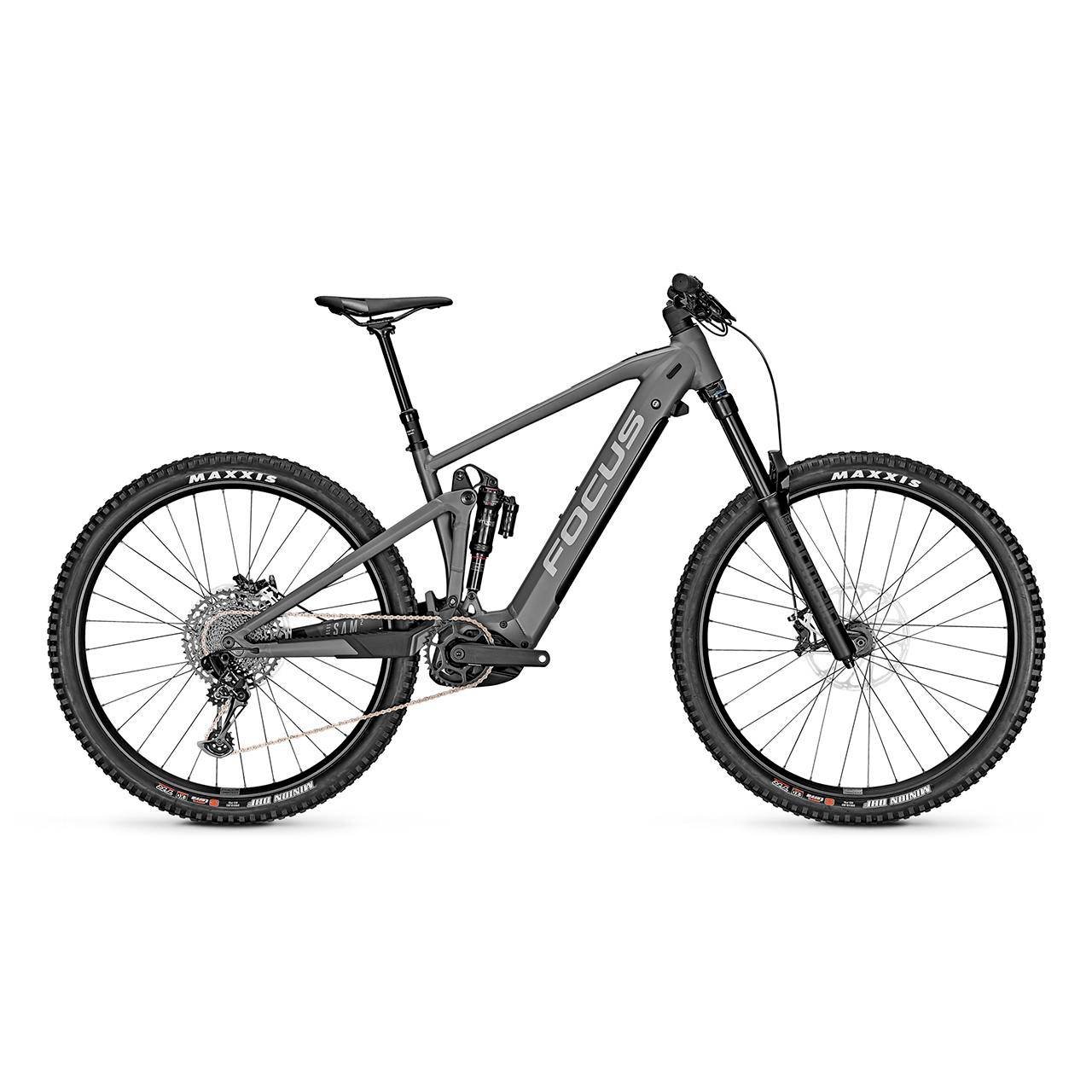 mod-f22324-1-1 FOCUS E-MTB SAM² 6.7 SLATEGREY MATT DI (2023) - immagine 1